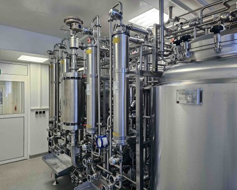 The new collagenase filtration and concentration system fits seamlessly into Nordmark’s production process.