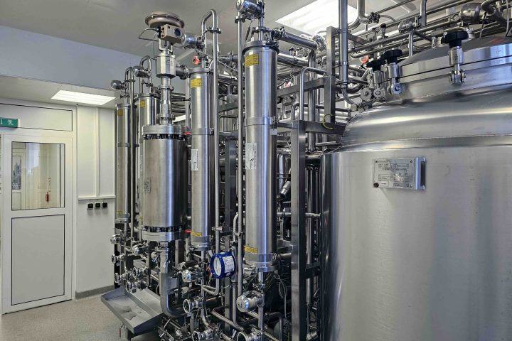The new collagenase filtration and concentration system fits seamlessly into Nordmark’s production process.